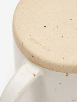DOR & TAN Everyday Mug - Speckled White -Fine Household Products 78498 F DOR 26 TAN EVERYDAY MUG SPECKLED WHITE SS22 GOODHOOD 205 857df20f 45dc 4953 afdd 5f66aa060168