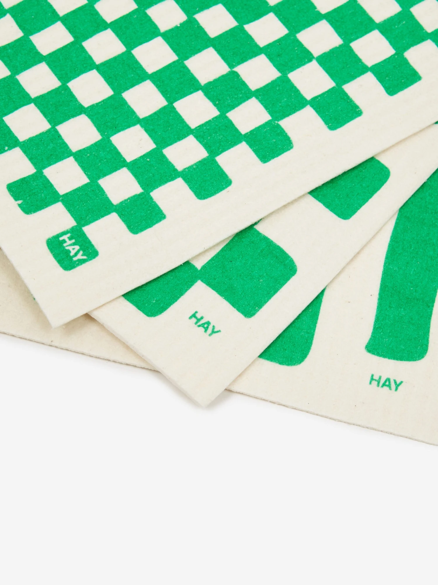 HAY Sponge Dish Cloth Set Of 3 - White 2 HAY Sponge Dish Cloth Set Of 3 - White - Image 2