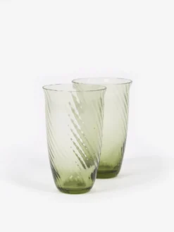 &Tradition Collect Drinking Glass 2 Pack SC61 400ml - Moss -Fine Household Products 81365 F TRADITION COLLECT DRINKING GLASS 2 PACK SC60 165ML MOSS AW22 GOODHOOD 2 scaled