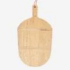 House Doctor Carve Circular Cutting Board - Natural Wood
