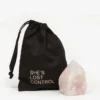 She's Lost Control Love Is The Answer Rose Quartz Large Crystal - Pink