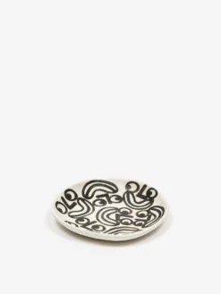 Rittle King Handmade Cookie Plate - White -Fine Household Products 84924 F RITTLE KING HANDMADE COOKIE PLATE WHITE AW22 GOODHOOD 1