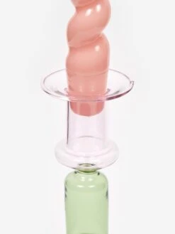 HAY Flare Tall Candleholder - Rainbow -Fine Household Products 87456 F HAY FLARE TALL CANDLEHOLDER RAINBOW AW22 GOODHOOD 15090