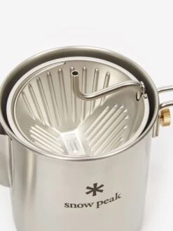 Snow Peak Field Coffee Master - Silver -Fine Household Products 88748 F SNOW PEAK FIELD COFFEE MASTER SILVER AW22 GOODHOOD 16629