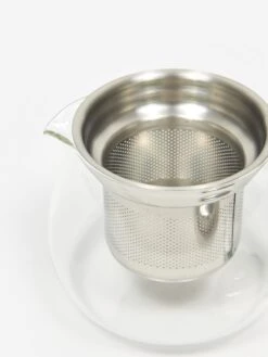 Kinto UNITEA Stainless Steel Teapot Set - Small - Clear -Fine Household Products 89231 F KINTO 20UNITEA 20STAINLESS 20STEEL 20TEAPOT 20SET 20 20SMALL 20 20CLEAR SS23 GOODHOOD 25852