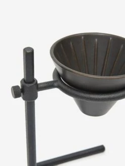 Kinto SCS-S04 Brewer Stand Set 2 Cups - Black -Fine Household Products 89232 F KINTO SCS S04 BREWER STAND SET 2 CUPS BLACK SS23 GOODHOOD 28532