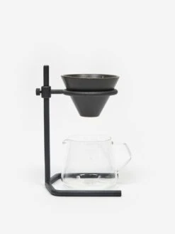 Kinto SCS-S04 Brewer Stand Set 2 Cups - Black