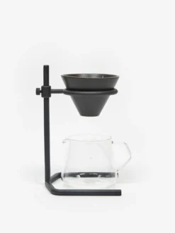 Kinto SCS-S04 Brewer Stand Set 2 Cups - Black