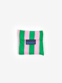 BAGGU Baby Baggu - Pink Green Awning Stripe -Fine Household Products 89858 F BAGGU BABY BAGGU PINK GREEN AWNING STRIPE SS23 GOODHOOD 173790