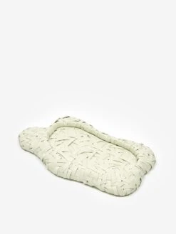 Space Available Upcycled Plastic Woven Tray - White