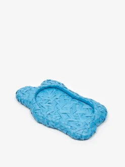 Space Available Upcycled Plastic Woven Tray - Blue