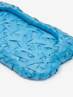 Space Available Upcycled Plastic Woven Tray - Blue -Fine Household Products 89936 F SPACE AVAILABLE UPCYCLED PLASTIC WOVEN TRAY BLUE SS23 GOODHOOD 25624