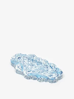 Space Available Upcycled Plastic Clouded Tray - Blue Wave