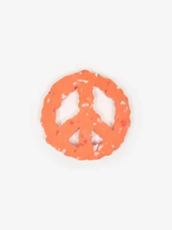 Space Available Upcycled Plastic Peace Coaster - Set Of 4 - Orange -Fine Household Products 89943 F SPACE AVAILABLE UPCYCLED PLASTIC PEACE COASTER SET OF 4 ORANGE SS23 GOODHOOD 25600 scaled