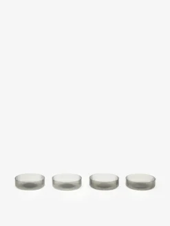 Ferm LIVING Ripple Serving Bowls - Set Of 4 - Smoked Grey
