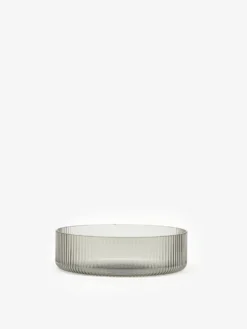 Ferm LIVING Ripple Serving Bowls - Set Of 4 - Smoked Grey -Fine Household Products 91640 F FERM LIVING RIPPLE SERVING BOWLS SET OF 4 SMOKED GREY SS23 GOODHOOD 27565 scaled