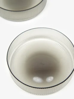 Ferm LIVING Ripple Serving Bowls - Set Of 4 - Smoked Grey -Fine Household Products 91640 F FERM LIVING RIPPLE SERVING BOWLS SET OF 4 SMOKED GREY SS23 GOODHOOD 27568 scaled
