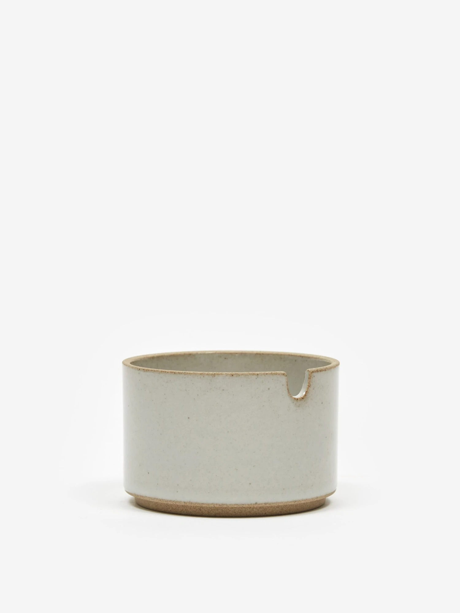 Hasami Porcelain Sugar Pot 85x55 - Gloss Grey 1 Hasami Porcelain Sugar Pot 85x55 - Gloss Grey