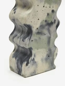 Smith And Goat X Goodhood Concrete Wavy Vase - Green And Lilac -Fine Household Products 93260 F SMITH AND GOAT X GOODHOOD CONCRETE WAVY VASE GREEN AND LILAC SS23 GOODHOOD 35051