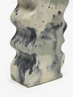 Smith And Goat X Goodhood Concrete Wavy Vase - Green And Lilac -Fine Household Products 93260 F SMITH AND GOAT X GOODHOOD CONCRETE WAVY VASE GREEN AND LILAC SS23 GOODHOOD 35051 scaled