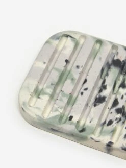 Smith And Goat X Goodhood Concrete Soap Tray - Green And Lilac -Fine Household Products 93261 F SMITH AND GOAT X GOODHOOD CONCRETE SOAP TRAY GREEN AND LILAC SS23 GOODHOOD 35017