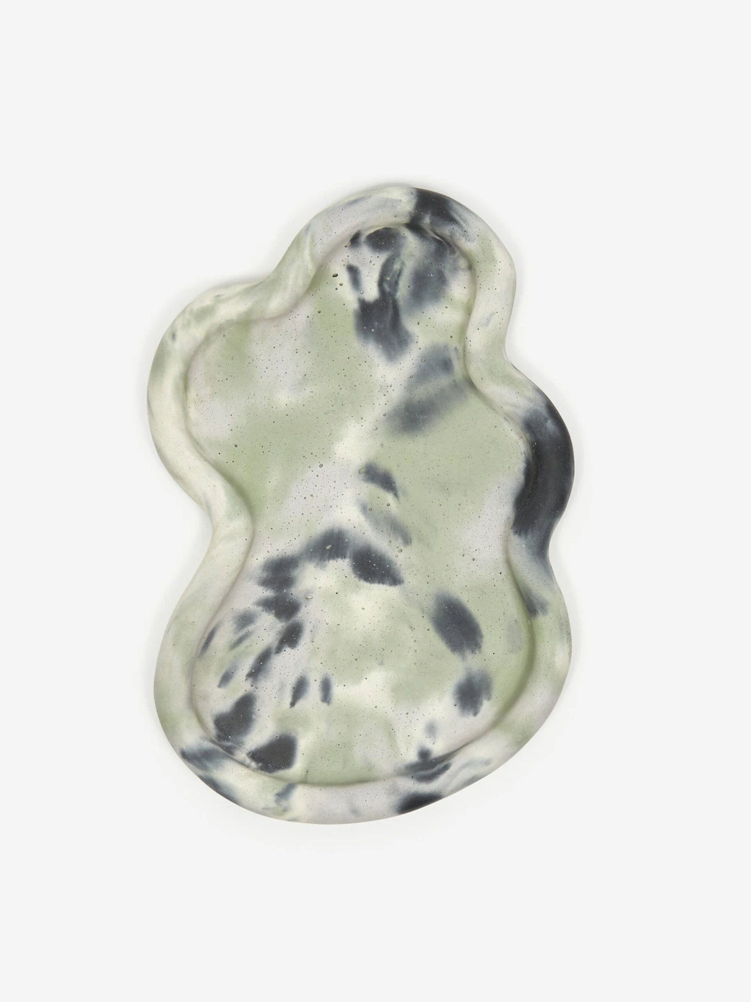 Smith And Goat X Goodhood Large Concrete Wobble Tray - Green And Lilac 2 Smith And Goat X Goodhood Large Concrete Wobble Tray - Green And Lilac - Image 2