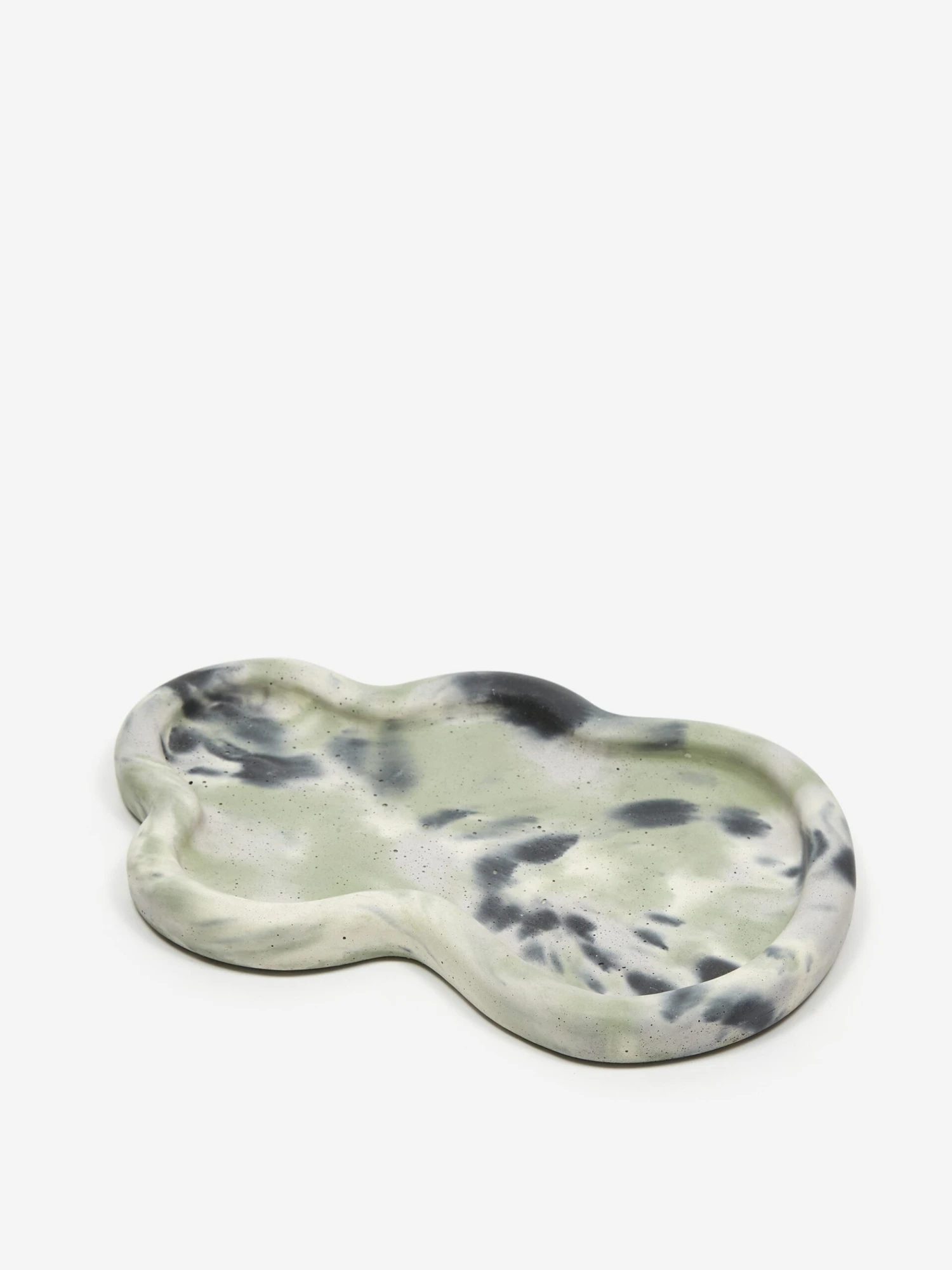 Smith And Goat X Goodhood Large Concrete Wobble Tray - Green And Lilac 1 Smith And Goat X Goodhood Large Concrete Wobble Tray - Green And Lilac