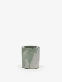 Smith And Goat X Goodhood Small Concrete Plant Pot - Green And Lilac