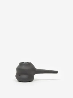 High Minds Handmade Ceramic Single Chamber Pipe - Charcoal 9 High Minds Handmade Ceramic Single Chamber Pipe - Charcoal -Fine Household Products 93274 F HIGH MINDS HANDMADE CERAMIC SINGLE CHAMBER PIPE CHARCOAL SS23 GOODHOOD 33192