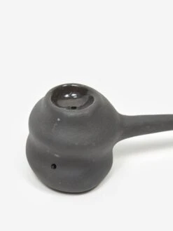 High Minds Handmade Ceramic Single Chamber Pipe - Charcoal 8 High Minds Handmade Ceramic Single Chamber Pipe - Charcoal -Fine Household Products 93274 F HIGH MINDS HANDMADE CERAMIC SINGLE CHAMBER PIPE CHARCOAL SS23 GOODHOOD 33193