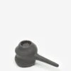 High Minds Handmade Ceramic Single Chamber Pipe - Charcoal