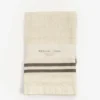 AXCIS Natural Linen Japanese Handtowel - Grey