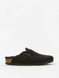 Birkenstock Boston Fur W - Black