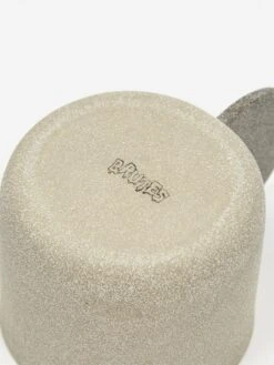 Brutes Ceramic Handmade Large Wide Mug - Light Grey -Fine Household Products BRUTES CERAMIC HANDMADE LARGE WIDE MUG LIGHT GREY SS23 GOODHOOD 36977