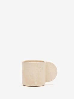 Brutes Ceramics Handmade Espresso Cup - White