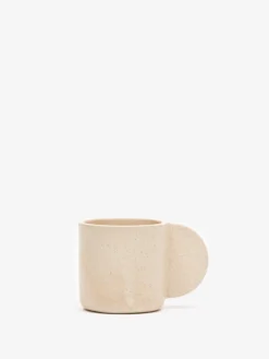 Brutes Ceramics Handmade Espresso Cup - White