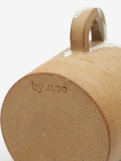 By.noo Handmade Medium Mug - White Drip -Fine Household Products BY.NOO HANDMADE MEDIUM MUG WHITE DRIP AW23 GOODHOOD 3