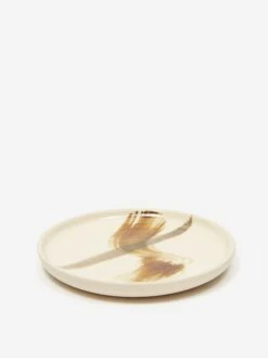 By.noo Handmade Trinket Dish - Brown Brushstroke
