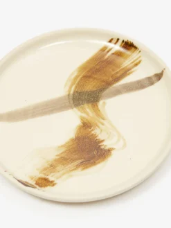By.noo Handmade Trinket Dish - Brown Brushstroke -Fine Household Products BY.NOO HANDMADE TRINKET DISH BROWN BRUSHSTROKE AW23 GOODHOOD 2 scaled
