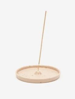 DOR & TAN Everyday Incense Holder - Speckled Pink -Fine Household Products DOR TAN EVERYDAY INCENSE HOLDER SPECKLED PINK AW23 GOODHOOD 1