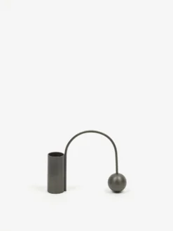 Ferm LIVING Balance Candle Holder - Black Brass