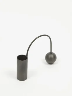 Ferm LIVING Balance Candle Holder - Black Brass -Fine Household Products FERM LIVING BALANCE CANDLE HOLDER BLACK BRASS SS22 GOODHOOD 123434 scaled