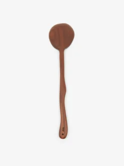 Ferm LIVING Meander Wooden Spoon - 30cm - Dark Brown -Fine Household Products FERM LIVING MEANDER WOODEN SPOON 30CM DARK BROWN SS23 GOODHOOD 1 scaled
