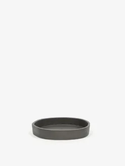 Ferm LIVING Yama Tray - Round - Blackened Aluminium