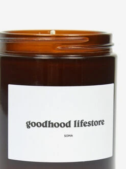 Goods By Goodhood Lifestore Candle 180ml - Soma -Fine Household Products F GOODHOOD LIFESTORE CANDLE SOMA AW22 GOODHOOD 12737
