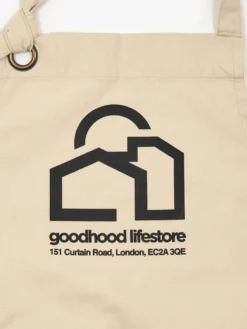 Goods By Goodhood Lifestore Canvas Apron - Natural -Fine Household Products GOODS BY GOODHOOD LIFESTORE CANVAS APRON NATURAL SS23 GOODHOOD 2 scaled
