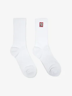 Have A Good Time Frame Sock - White