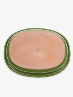 HAY Barro Oval Dish - Large - Green -Fine Household Products HAY BARRO OVAL DISH LARGE GREE SS24 GOODHOOD 3 scaled