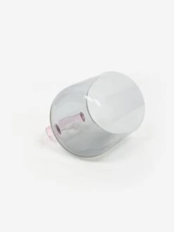 HAY Borosilicate Mug Set Of 2 - Light Grey With Pink Handle 7 HAY Borosilicate Mug Set Of 2 - Light Grey With Pink Handle -Fine Household Products HAY BOROSILICATE MUG SET OF 2 LIGHT GREY WITH PINK HANDLE AW23 GOODHOOD 4