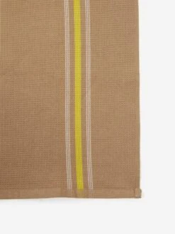HAY Canteen Tea Towel - Beige And Yellow -Fine Household Products HAY CANTEEN TEA TOWEL BEIGE AND YELLOW AW23 GOODHOOD 1